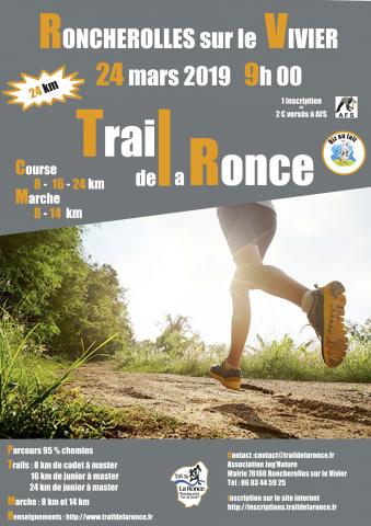 Affiche Trail de la Ronce 2019