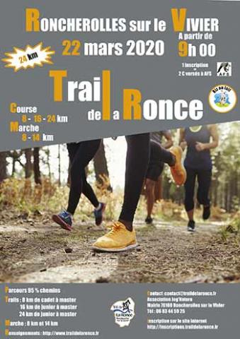 Affiche trail de la ronce 2010