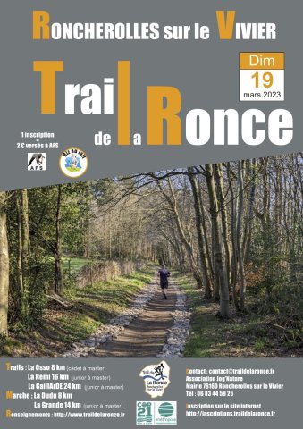 affiche trail de la ronce 2023